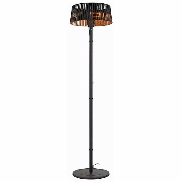 Just Light Standheizstrahler GLOW 99507-18 schwarz Eisen Metall H/D: ca. 19 günstig online kaufen