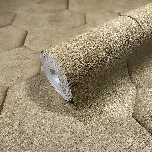 Marburg Vliestapete Hexagon, strukturiert, matt, moderne günstig online kaufen