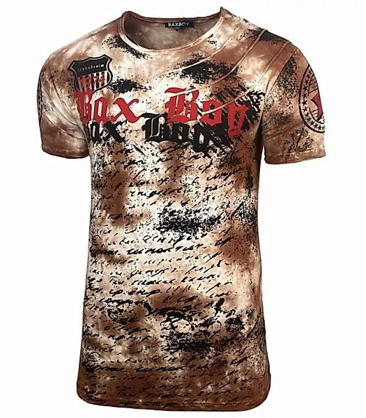 Baxboy T-Shirt Baxboy Waschung T-Shirt mit modernem Print günstig online kaufen