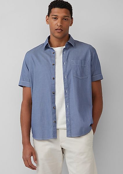 s.Oliver Kurzarmhemd Regular Fit: Strukturiertes Kurzarmhemd günstig online kaufen