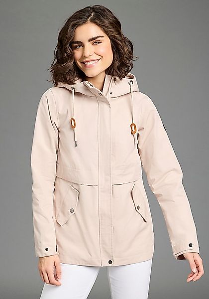 KangaROOS Outdoorjacke Übergangsjacke gefütterte Kapuze, Kordelzug, Klappen günstig online kaufen