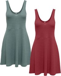 ONLY Sommerkleid (Spar Set) mit breiten günstig online kaufen