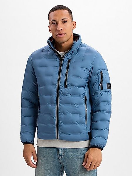 TOM TAILOR Outdoorjacke Hybrid Lightweight Steppjacke mit Kapuze im Stehkra günstig online kaufen
