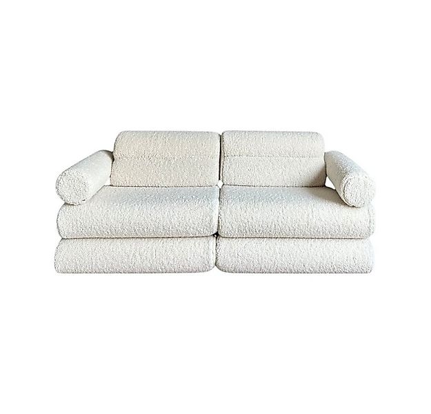 Zayno Kindersessel Puzzlesofa "Baustelle" aus Teddyfell (Set, 8-St), Herges günstig online kaufen