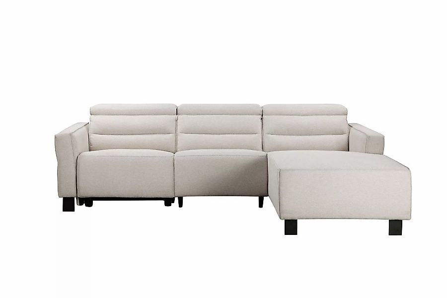 Places of Style Ecksofa »Carpari, L-Form, 263 cm, manuelle o. elektrische R günstig online kaufen