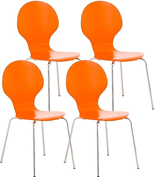 CLP Besucherstuhl Diego (4er Set), stapelbar günstig online kaufen
