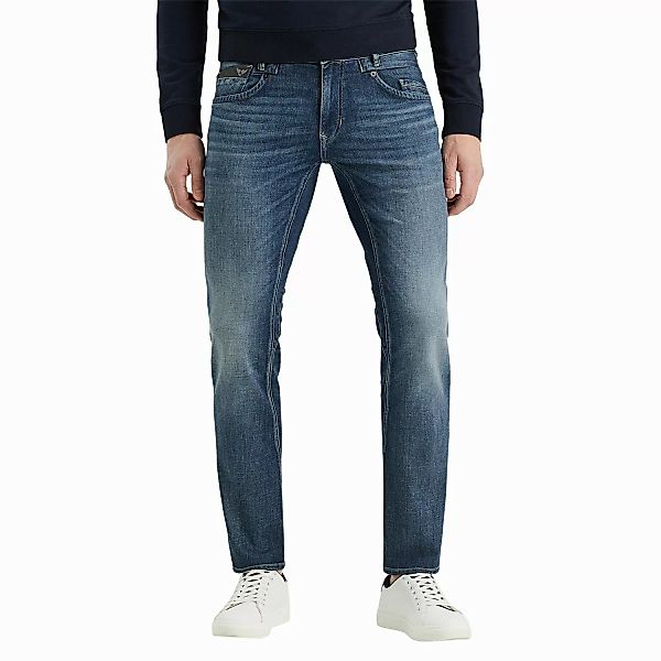 PME Legend Herren Jeans COMMANDER 3.0 - Relaxed Fit - Blau - Deep Mid Blue günstig online kaufen