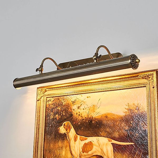 Lindby Bilderwandleuchte Joely, 73cm, messing, Metall, E14 günstig online kaufen