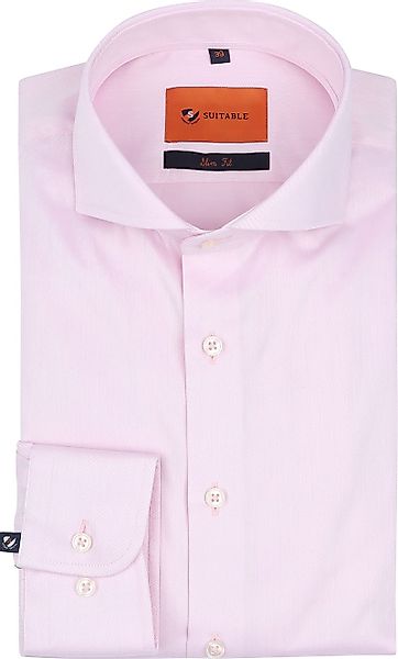 Suitable Hemd Twill Stretch Rosa - Größe 39 günstig online kaufen