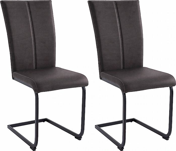 Home affaire Freischwinger "Nils" (Set) 2 Stk.Stuhl belastbar bis 120 Kg, G günstig online kaufen