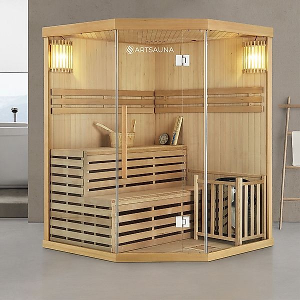 Artsauna Sauna Espoo150 Premium, 50 mm, günstig online kaufen