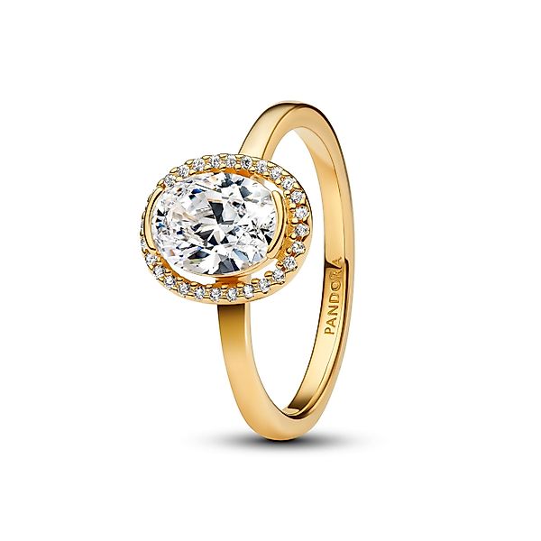 Pandora Silberring Pandora Ring Oval-Sparkling Halo günstig online kaufen