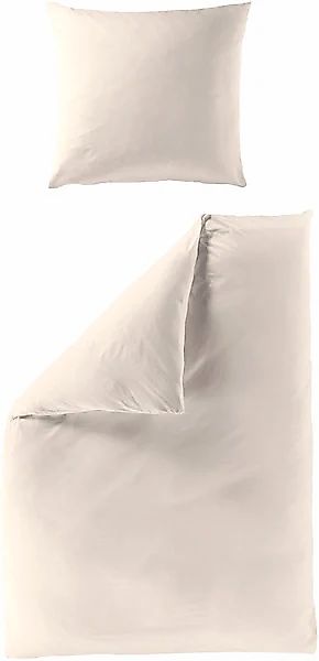BIERBAUM Bettwäsche »Elegant uni«, Mako-Satin, 100 % Baumwolle, Uni, pflege günstig online kaufen