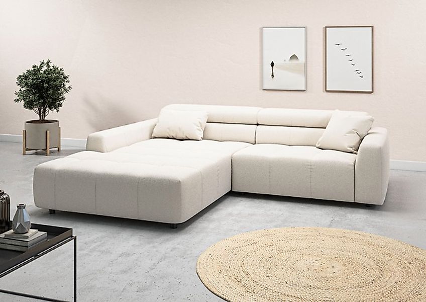 3C Candy Ecksofa »Denver auch mit Cord- und Easy care-Bezug, Kopfteilverste günstig online kaufen