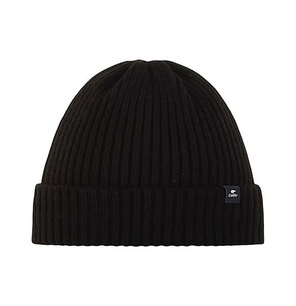 Eisbär Beanie Ripp MÜ 2.0 Rippstruktur - schwarz - 1 Stück günstig online kaufen