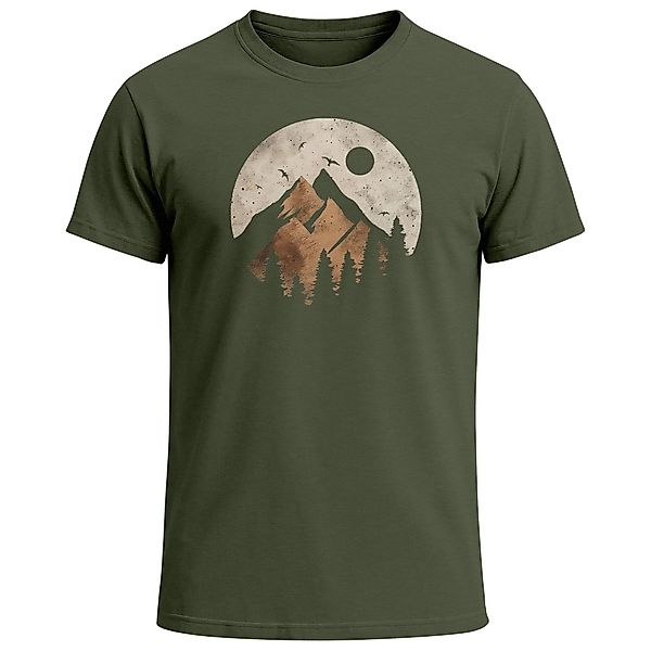 Neverless Print-Shirt Herren T-Shirt Berge Wandern günstig online kaufen