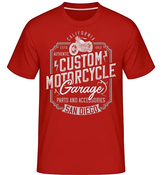 Custom Motorcycle Garage · Shirtinator Männer T-Shirt günstig online kaufen
