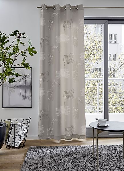my home Vorhang AMSTERDAM, Ösen (1 günstig online kaufen