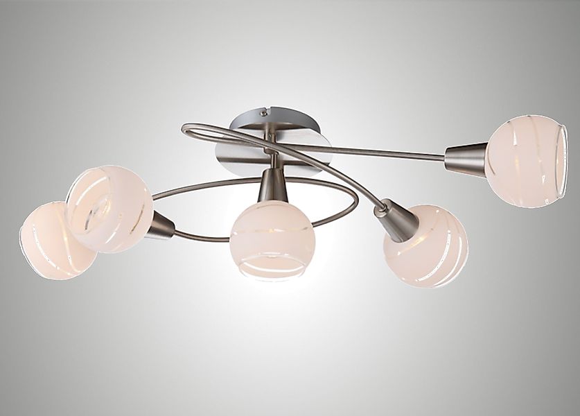 TRANGO LED Deckenleuchte, Dimmfunktion, 5-flammig 1001-52SD günstig online kaufen