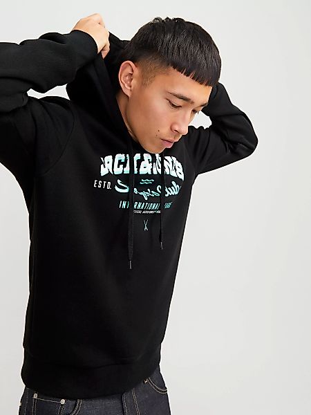 Jack & Jones Kapuzensweatshirt "JJELOGO SWEAT HOOD 2 COL 24/25 NOOS", mit L günstig online kaufen