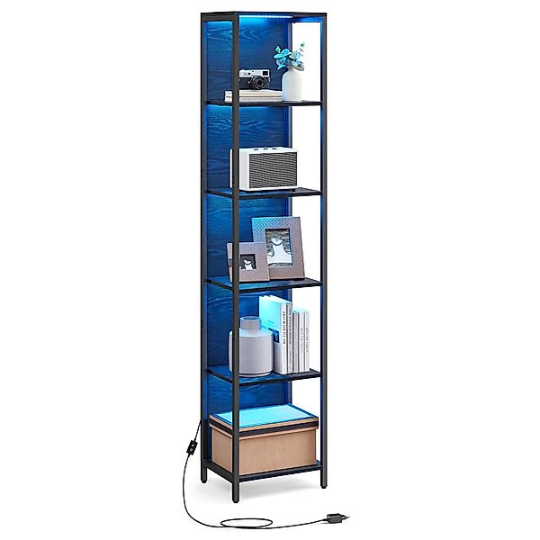 VASAGLE Bücherregal, mit 6 Ebenen, Standregal günstig online kaufen
