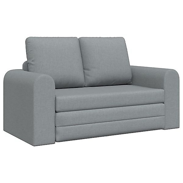 vidaXL Sofa Boden-Sofa-Bett 2-in-1 Hellgrau 148x71x83 günstig online kaufen