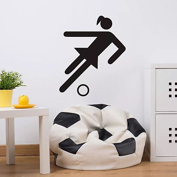 Wall-Art Wandtattoo »Frauenfußball Piktogramm«, (Set, 1 St.) günstig online kaufen