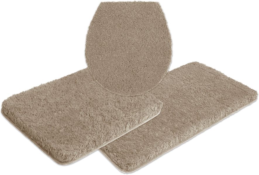 my home Badematte "Sanremo, Badvorleger, Badezimmer Teppich, sehr weich" Hö günstig online kaufen