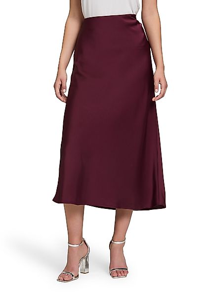 Vera Mont Maxirock "Damen Satinrock wadenlang" Material günstig online kaufen