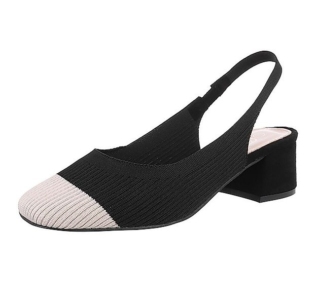 Ital-Design Bequemer Slingback-Pump für stilbewusste Frauen Schnürpumps (89 günstig online kaufen