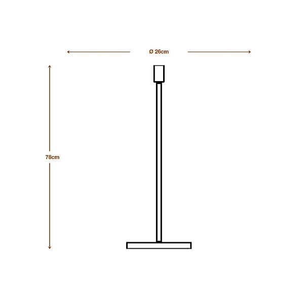 OSRAM Stehleuchte DECOR STICK, beige, Höhe 78 cm, 1 x E27 günstig online kaufen