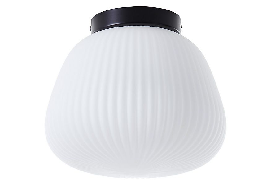 Brilliant Deckenleuchte Kaizen, ohne Leuchtmittel, 22 x 25 cm, E27, Riffelg günstig online kaufen