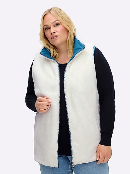 Sheego Jerseyweste Wendeweste . günstig online kaufen