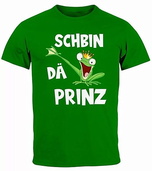 MoonWorks Print-Shirt Herren T-Shirt Fasching Karneval Frosch Prinz Kostüm günstig online kaufen