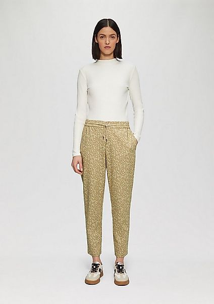 s.Oliver 7/8-Hose Hose Gemusterte Jogpants und Reißverschlusstaschen günstig online kaufen
