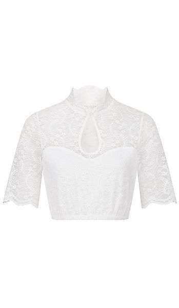Nübler Dirndlbluse Dirndlbluse Ganit Kurzarm in Weiß von Nübler günstig online kaufen