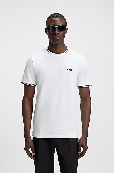 BOSS GREEN T-Shirt "Taul", mit kontrastfarbenen Streifendetails günstig online kaufen