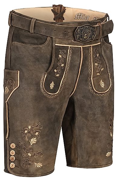 Nübler Trachtenlederhose Lederhose Arnold in Mocca günstig online kaufen