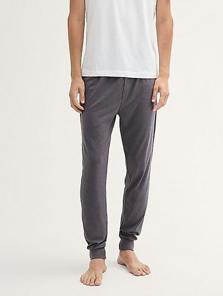 TOM TAILOR Pyjamahose mit seitlichen Taschen und Logo-Bund günstig online kaufen