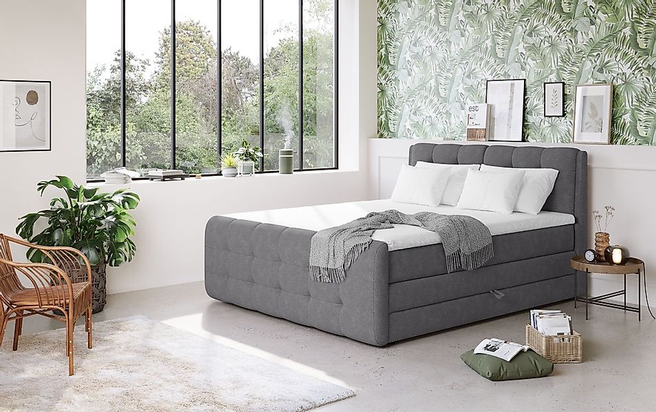 COTTA Boxspringbett "Fort mit Bettkasten, inkl. Topper" erhältlich in versc günstig online kaufen