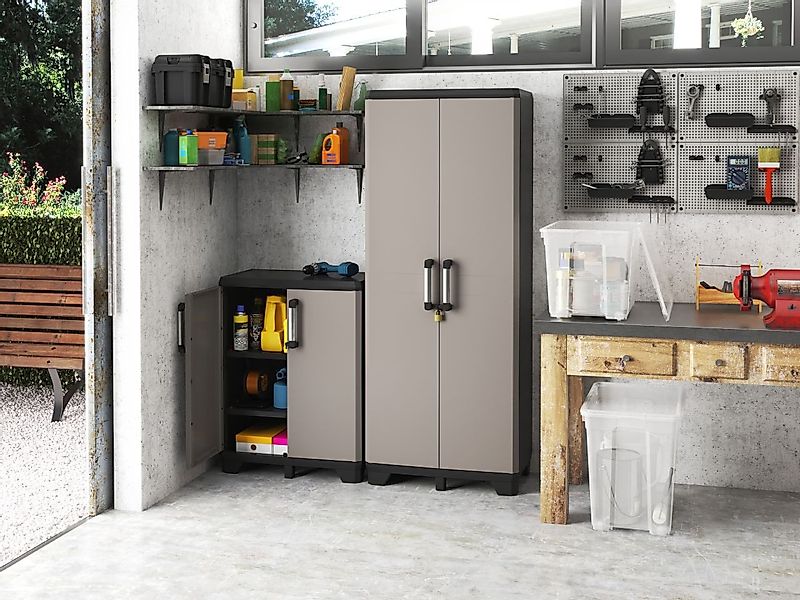 Keter Mehrzweckschrank Keter Kunststoffschrank Pro hoch günstig online kaufen