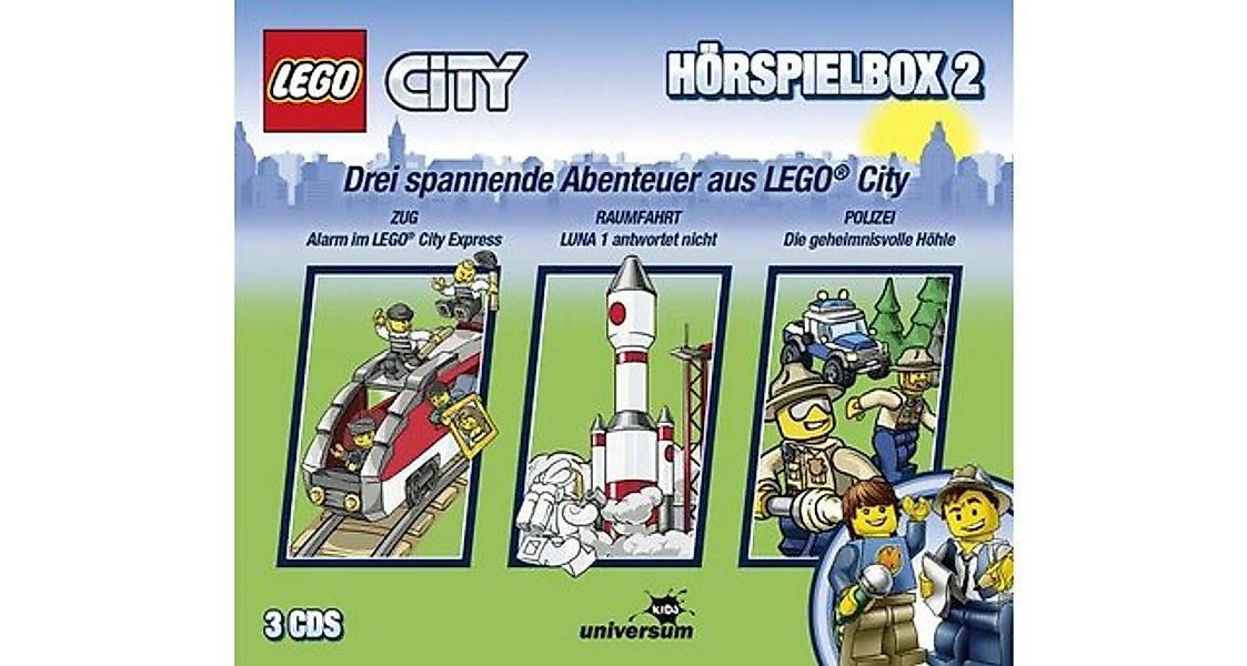 Leonine Hörspiel-CD Lego City Hörspiel Box 2 (F.4-6) günstig online kaufen