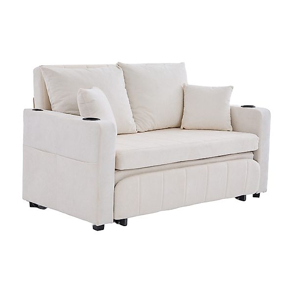 BlingBin Sofa Zweisitzer-Sofa Stoffsofa Schlafsofa Klappbares günstig online kaufen