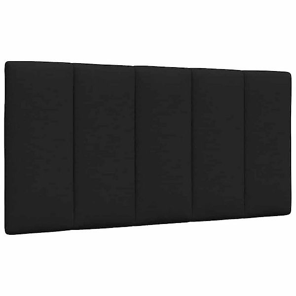 vidaXL Bett, Kopfteil-Kissen Schwarz 100 cm Stoff günstig online kaufen