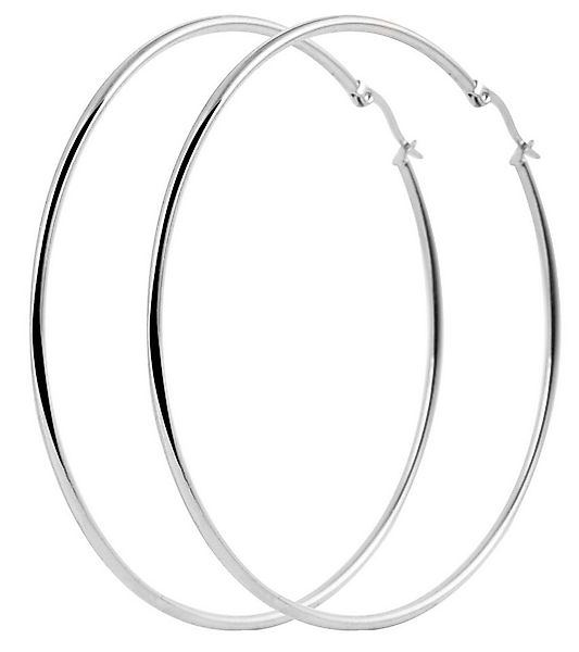 AKZENT Ohrring-Set Ora Creolen Ohrringe Edelstahl silber Damen wasserfest ( günstig online kaufen