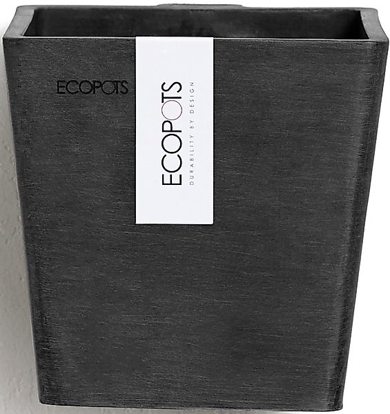 ECOPOTS Blumentopf Manhattan Wall 15 Dunkelgrau, günstig online kaufen