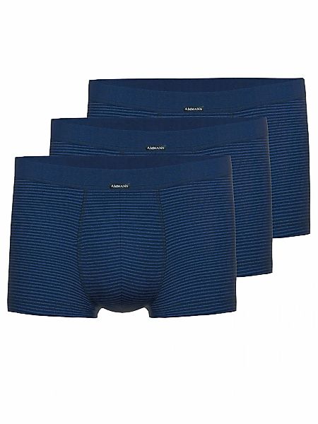 Ammann Retro Boxer "3er Pack Retro Short Day Classic / Jeans Feinripp" günstig online kaufen