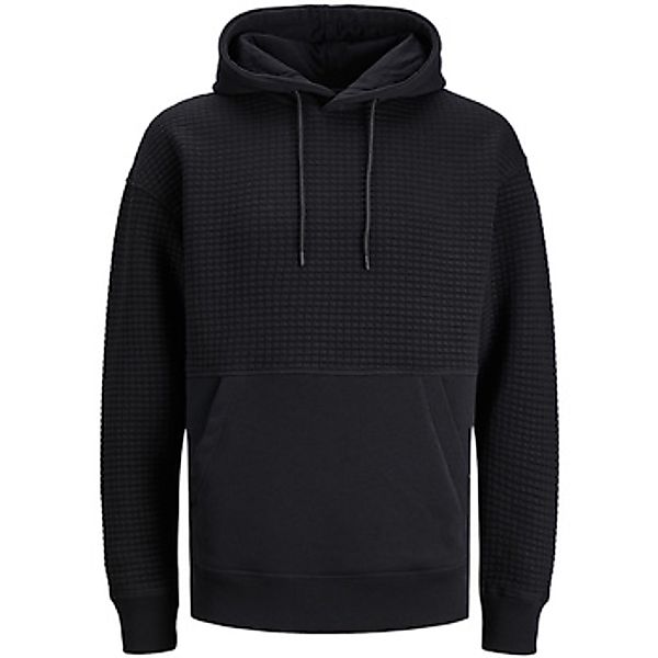 Jack & Jones  Sweatshirt Hoodie Black Structure Kapuzensweatshirt günstig online kaufen