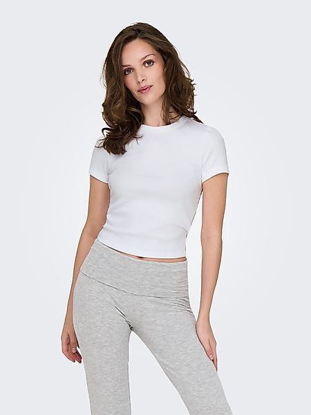 ONLY Kurzarmshirt ONLVAL S/S O-NECK TOP günstig online kaufen