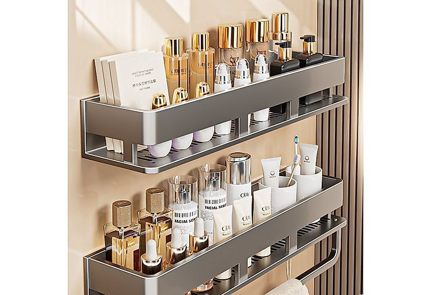 ibettertec Duschablage Edelstahl Eckregal ohne Bohren,in Größen 30/40/50 cm günstig online kaufen